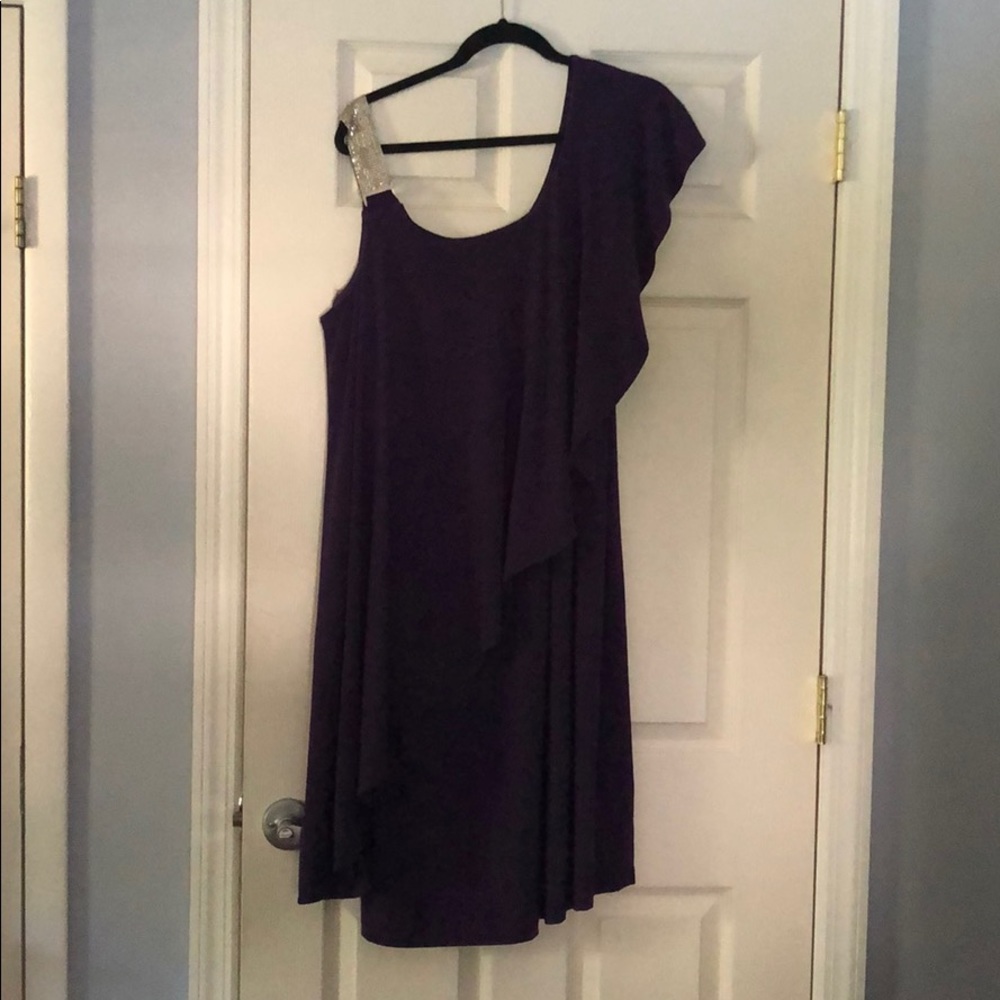 Beautiful Purple Dressbarn Dress - Worn once!